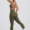 Super Sculpt naadloze sportbeha zonder rug in lichtgroen
