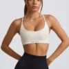 Super Sculpt naadloze sportbeha zonder rug in wit