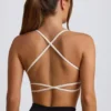 Super Sculpt naadloze sportbeha zonder rug in wit