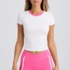 T-shirt met print in wit