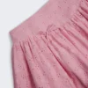 Thia mini-rok met strikdetail en broderie anglaise in zachtroze