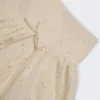 Thia minirok met strikdetail en broderie anglaise in ivoor