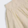 Thia minirok met strikdetail en broderie anglaise in ivoor