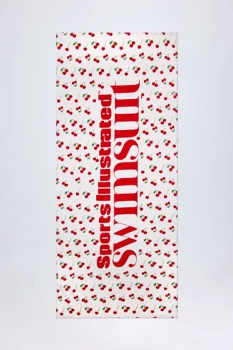 Toalla-logo strandlaken met kersenprint