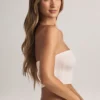 Verna Modal strapless crop top in gestreepte print