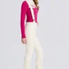 Waterdichte hoge broek met bretels in Ice