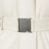 Waterdichte oversized ski-jas met riem in Ice