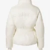 Waterdichte oversized ski-jas met riem in Ice