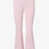 Waterdichte skibroek met riem in Powder Pink