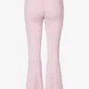 Waterdichte skibroek met riem in Powder Pink