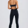 Zachte Active Contrast-legging in zwart