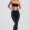 Zachte Active Contrast-legging in zwart
