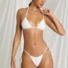 Kairo stringbikini met strikjes aan de zijkant  in wit