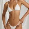 Kairo stringbikini met strikjes aan de zijkant  in wit