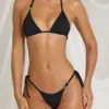 Kairo stringbikini met strikjes aan de zijkant  in zwart